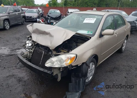 2008 Toyota Corolla Le из США, поврежденный, VIN 2T1BR32E38C856628